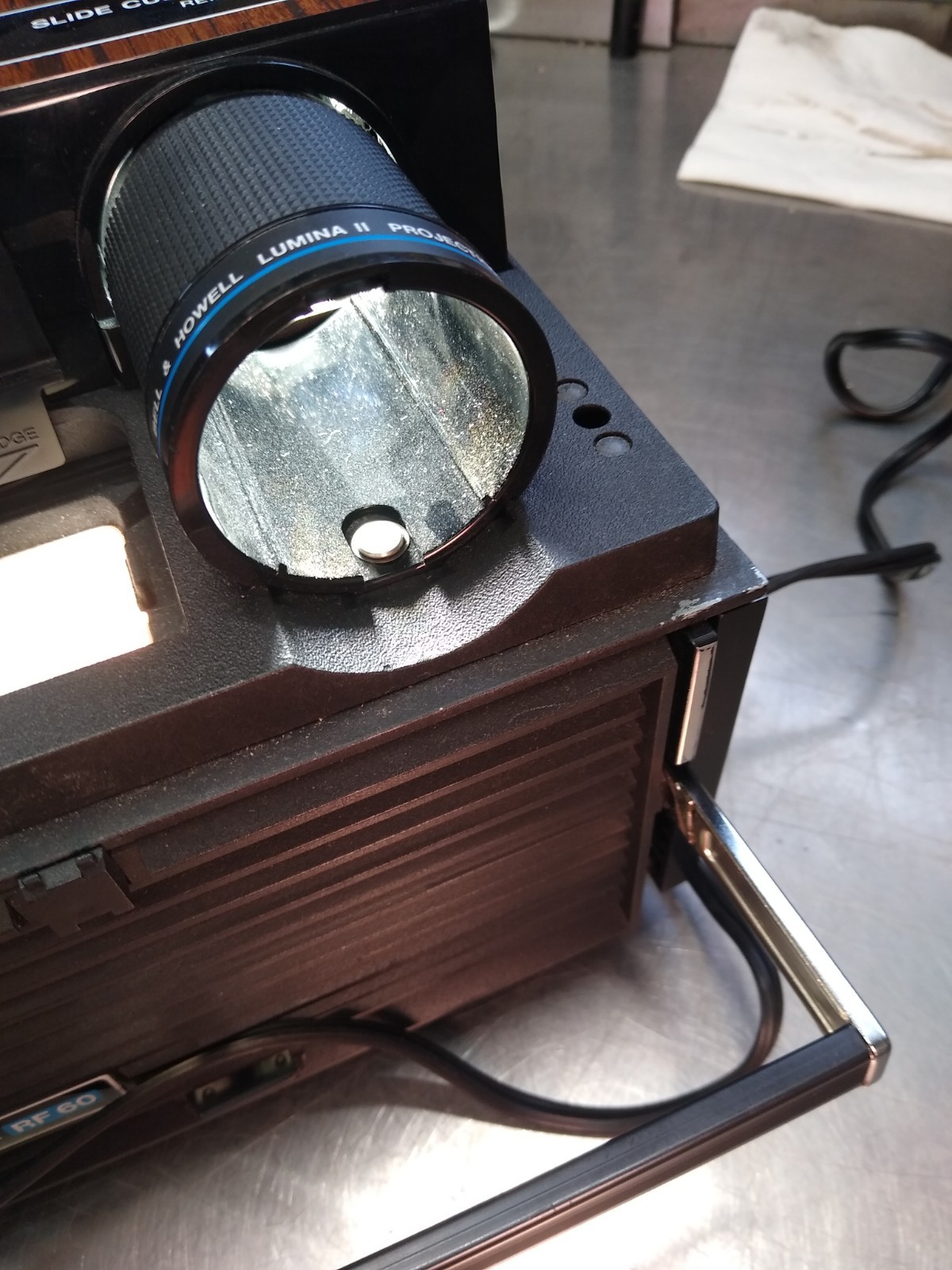 Vintage Bell & Howell RF 60 slide projector cube