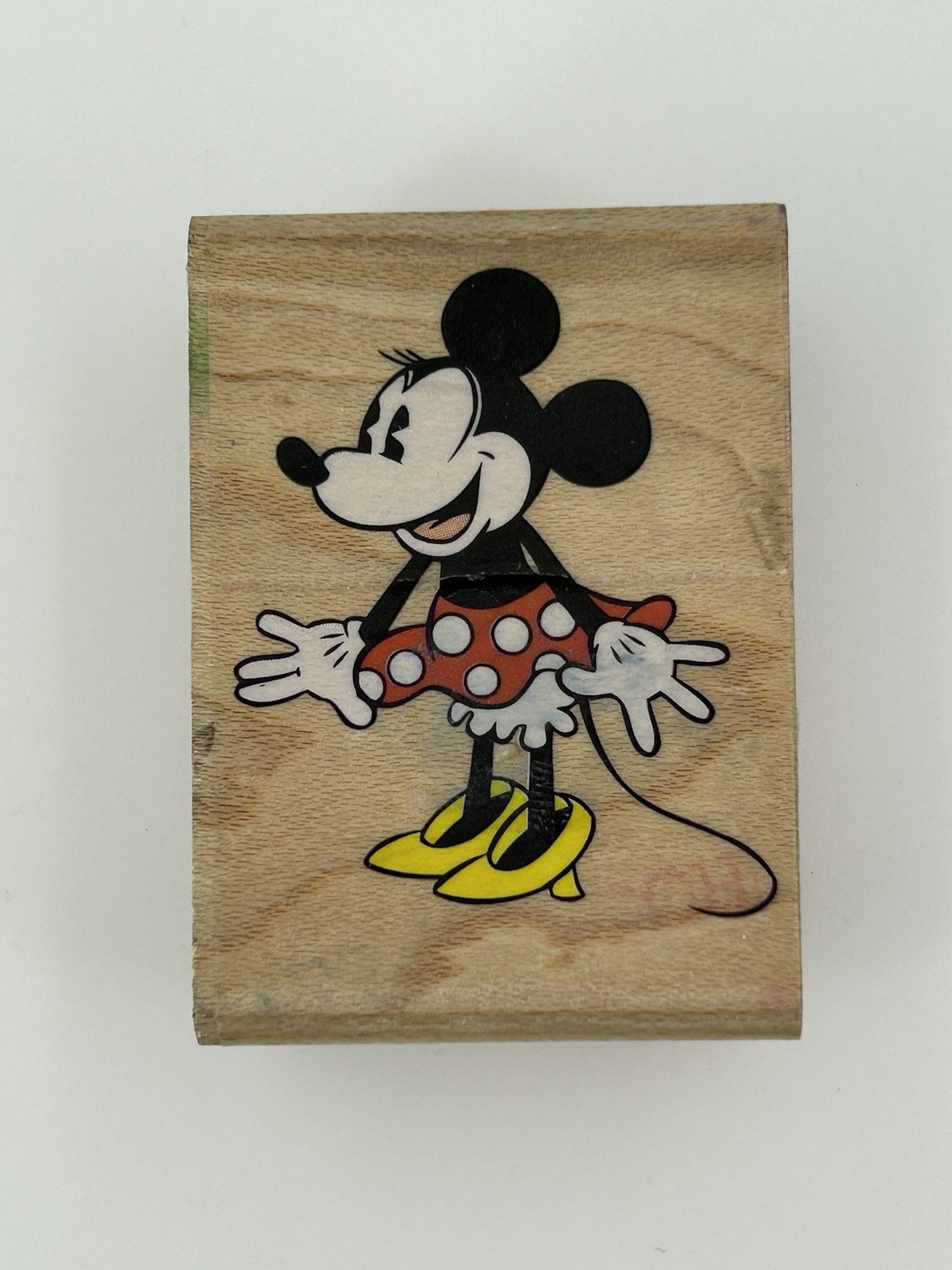 Classic Minnie Mouse 329D Wood Mounted Rubber Stamp
