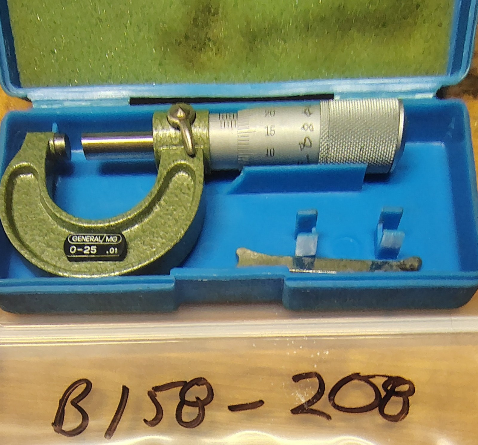 🗽 GENERAL 0-25 .01 METRIC MICROMETER EXCELLENT CONDITION