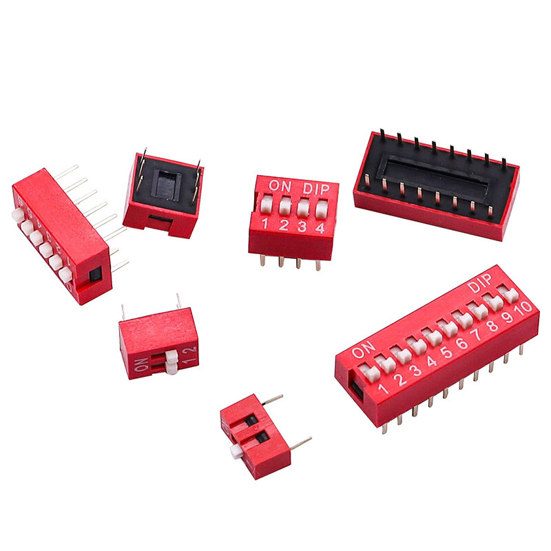 Slide Dip Switch Module 2.54mm DIL PCB Bread Board Piano Key Slide Flat Switches