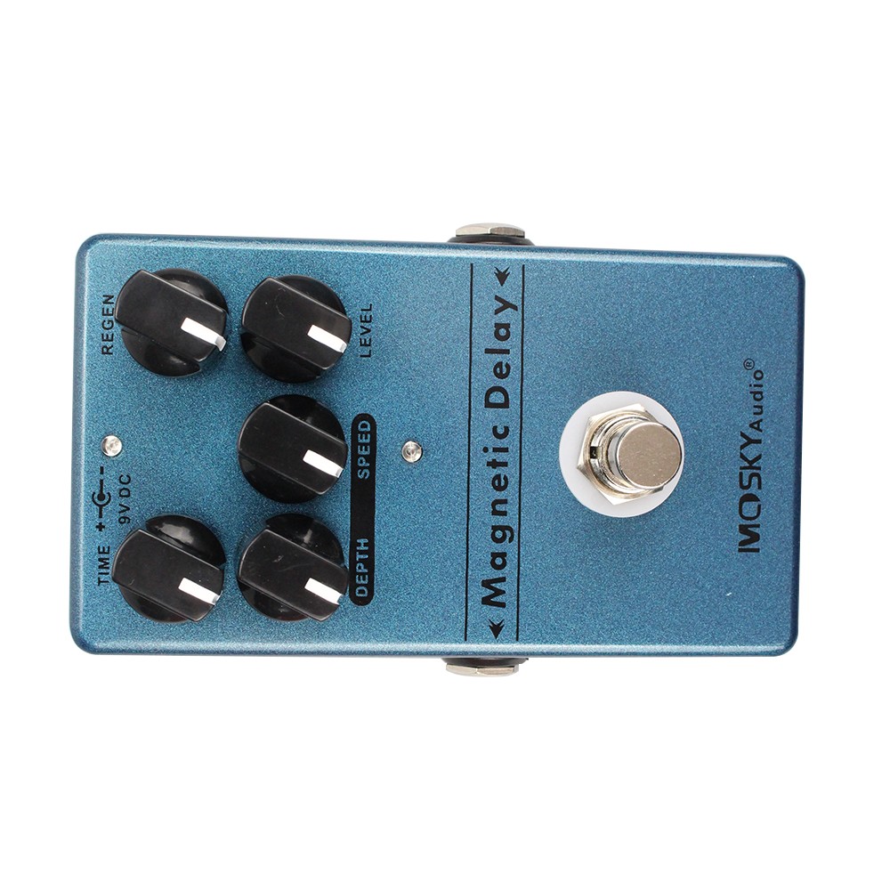 Mosky Magnetic Delay Guitar Effect Pedal VOICE LEVEL for Guitar Effect Pedal USA