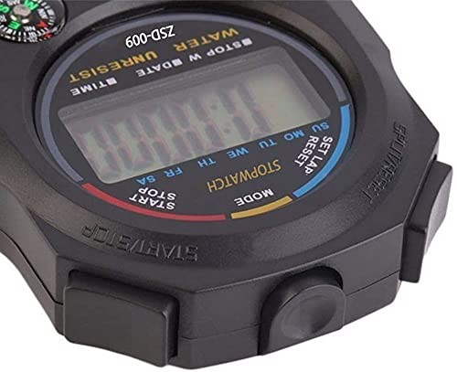 Multi-Function Electronic Digital Sport Stopwatch Timer, Large Display 5pack