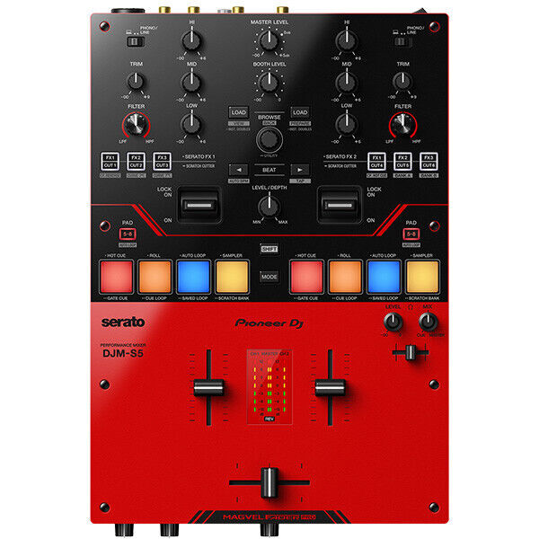 Pioneer DJ DJM-S5 2-Channel Serato DVS Battle Ready Scratch Mixer NEW