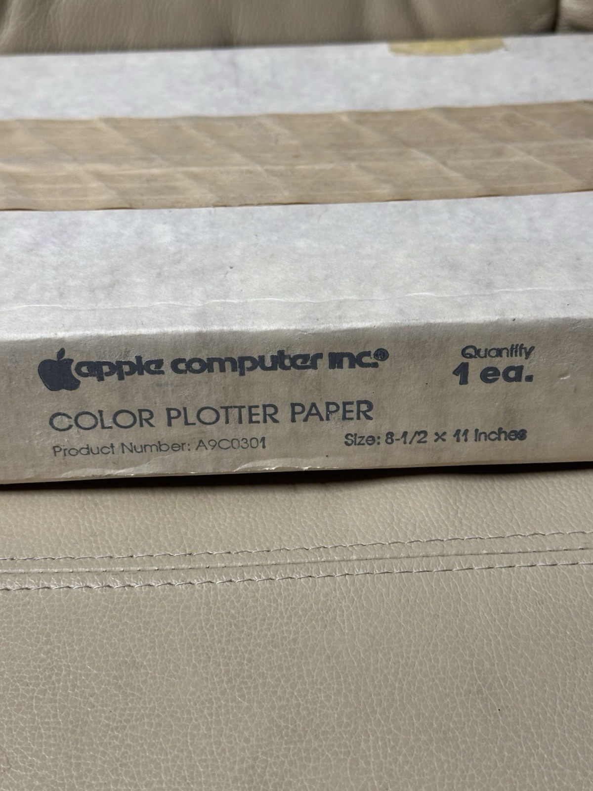 SEALED original box Apple Computer Color Plotter Printer Paper Pack A9C0301 RARE