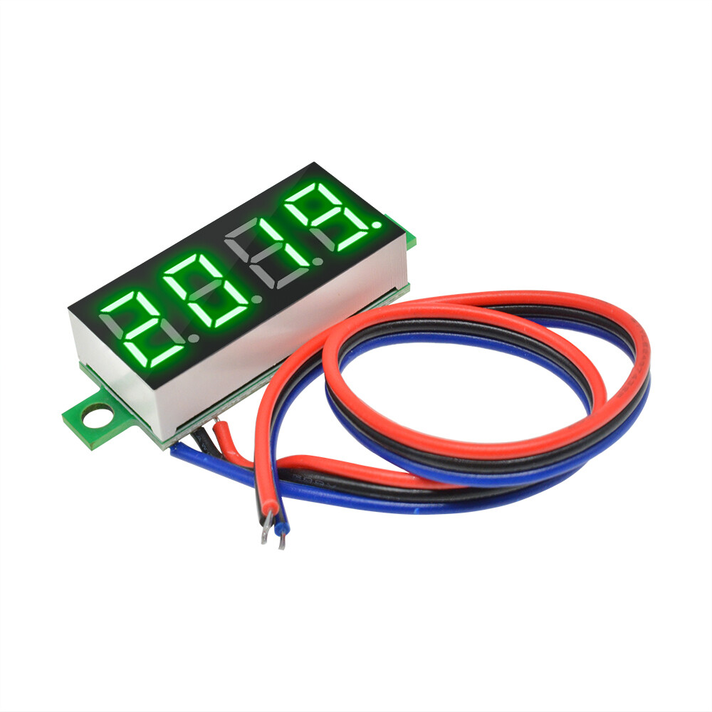 0.36" Digital 4-Digit Voltmeter LED 0-100V Voltage Tester Panel Meter 3-Wire