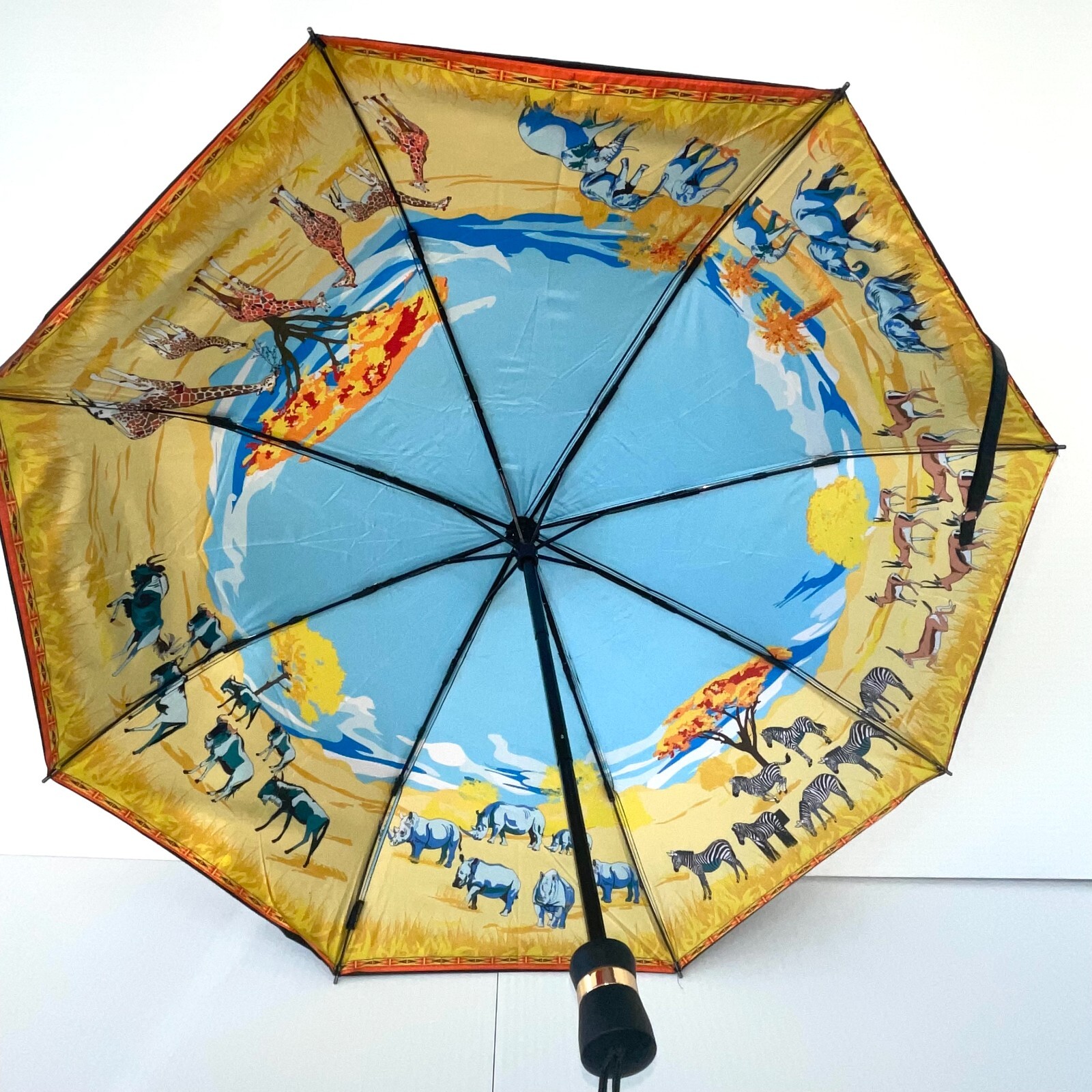 Compact umbrella, Small folding umbrella, Flower umbrella. 2 layer umbrella.
