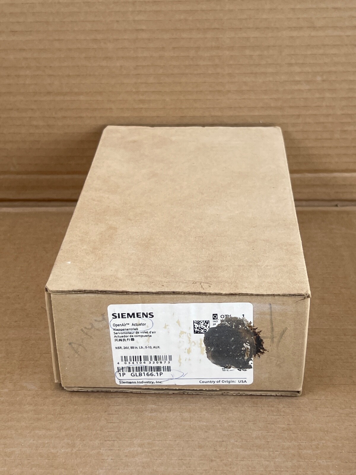 Siemens GLB166.1P OpenAir Actuator