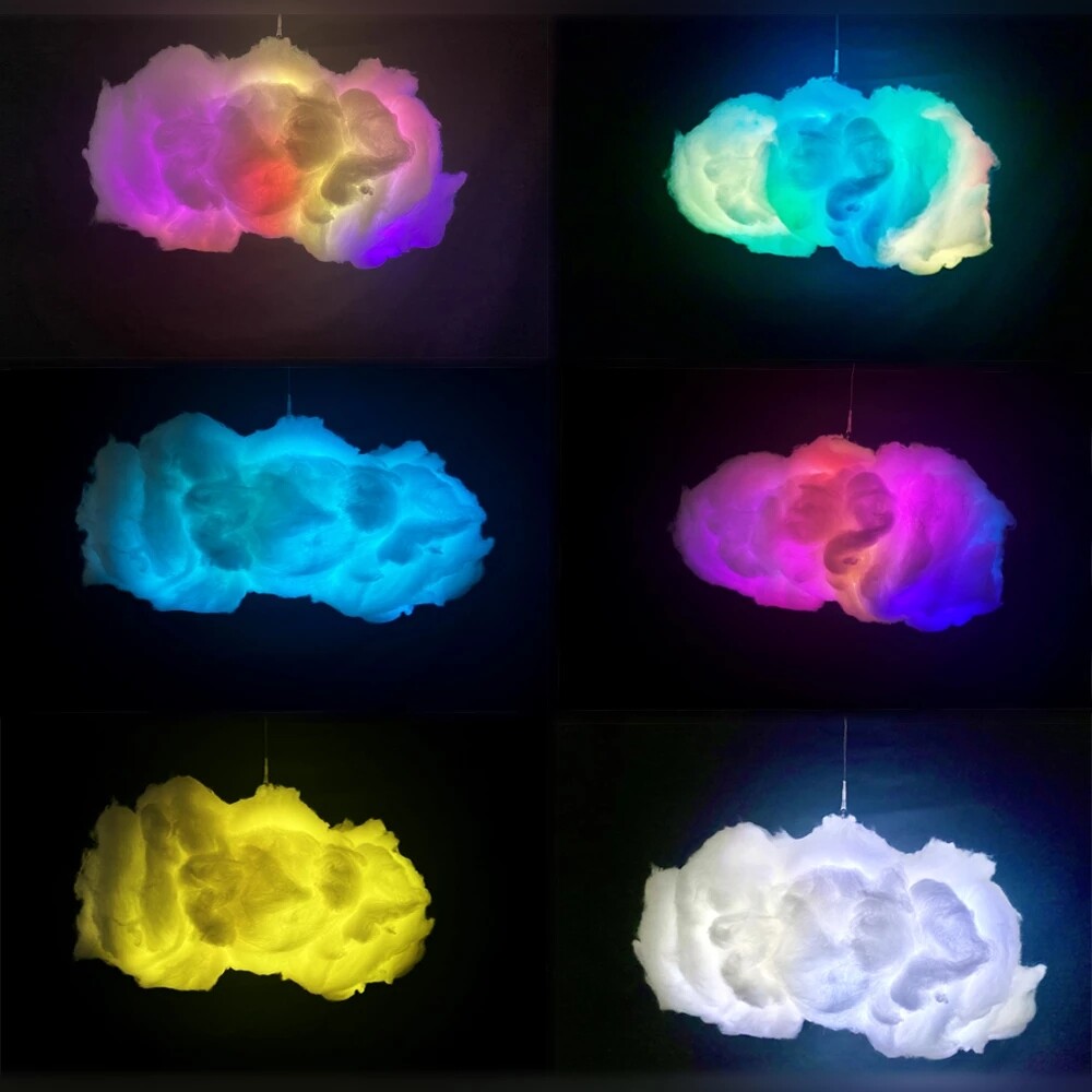 USB Cloud Light APP Control Music Synchronization 3D RGBIC Ambient Light Lightni
