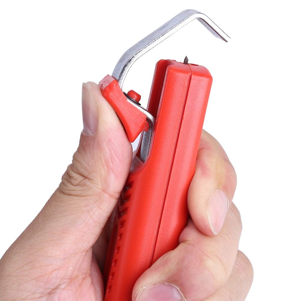 Cable Stripping Tool, Adjustable Cutting Depth Hard Cable Jacket Strippers, R...