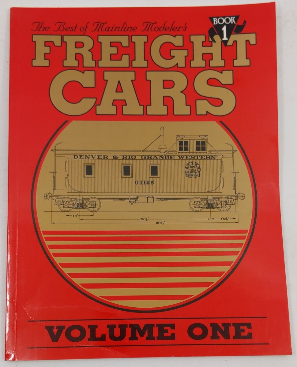 The Best of Mainline Modeler's Freight Cars, Vol. 1, Book 1 Paperback Book EX