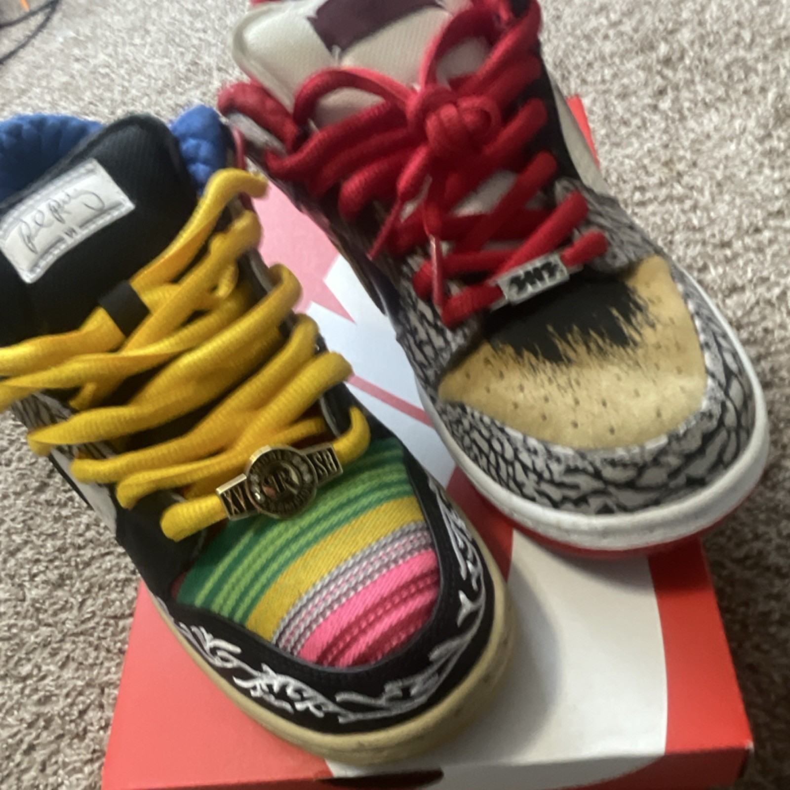 Nike Dunk Low Multi-Color Men's Low Top Skateboarding Shoes Skate Shoes