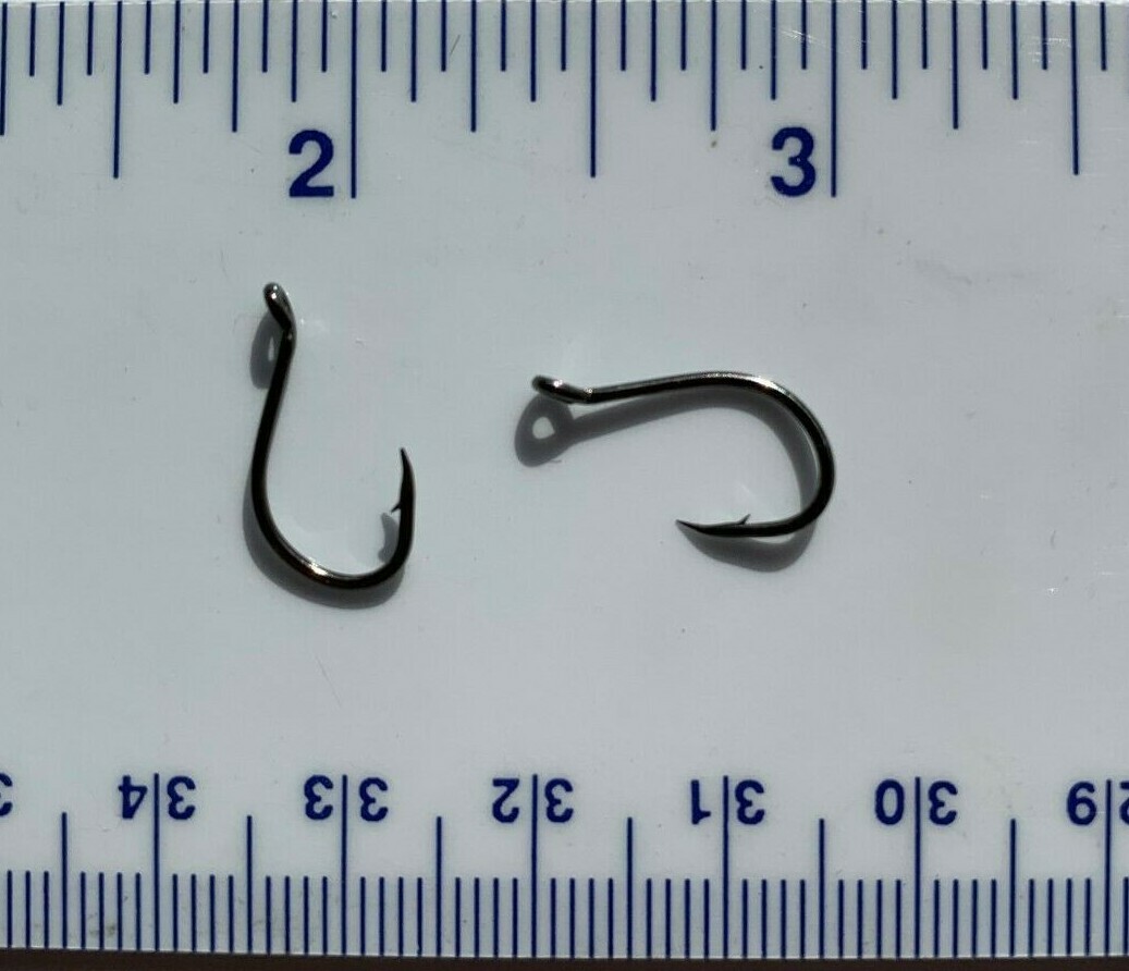 100 super strong GT black nickel 2X SSW Cutting Point Octopus Hooks size 6