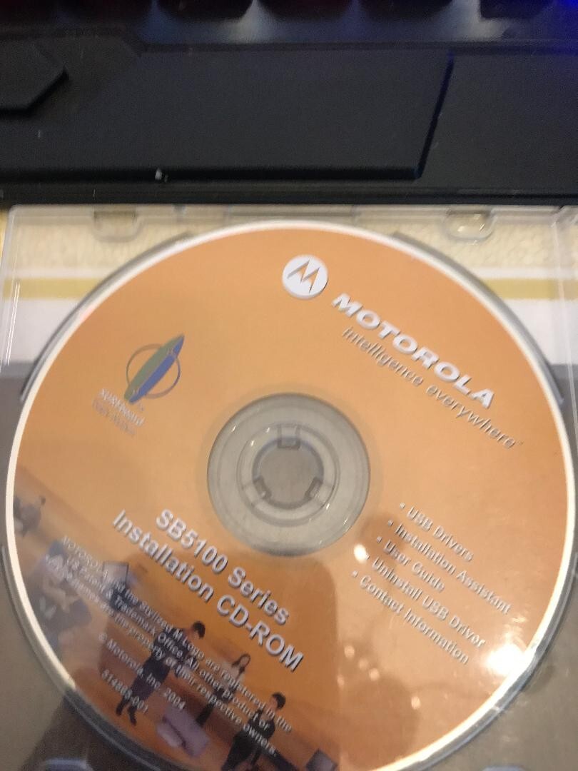 Motorola SB5100 Series Installation CD-ROM '04