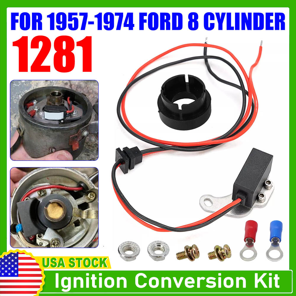For Ford V8 Pertronix 1281 Ignition Points-to-Electronic Conversion Kit Ignitor✅