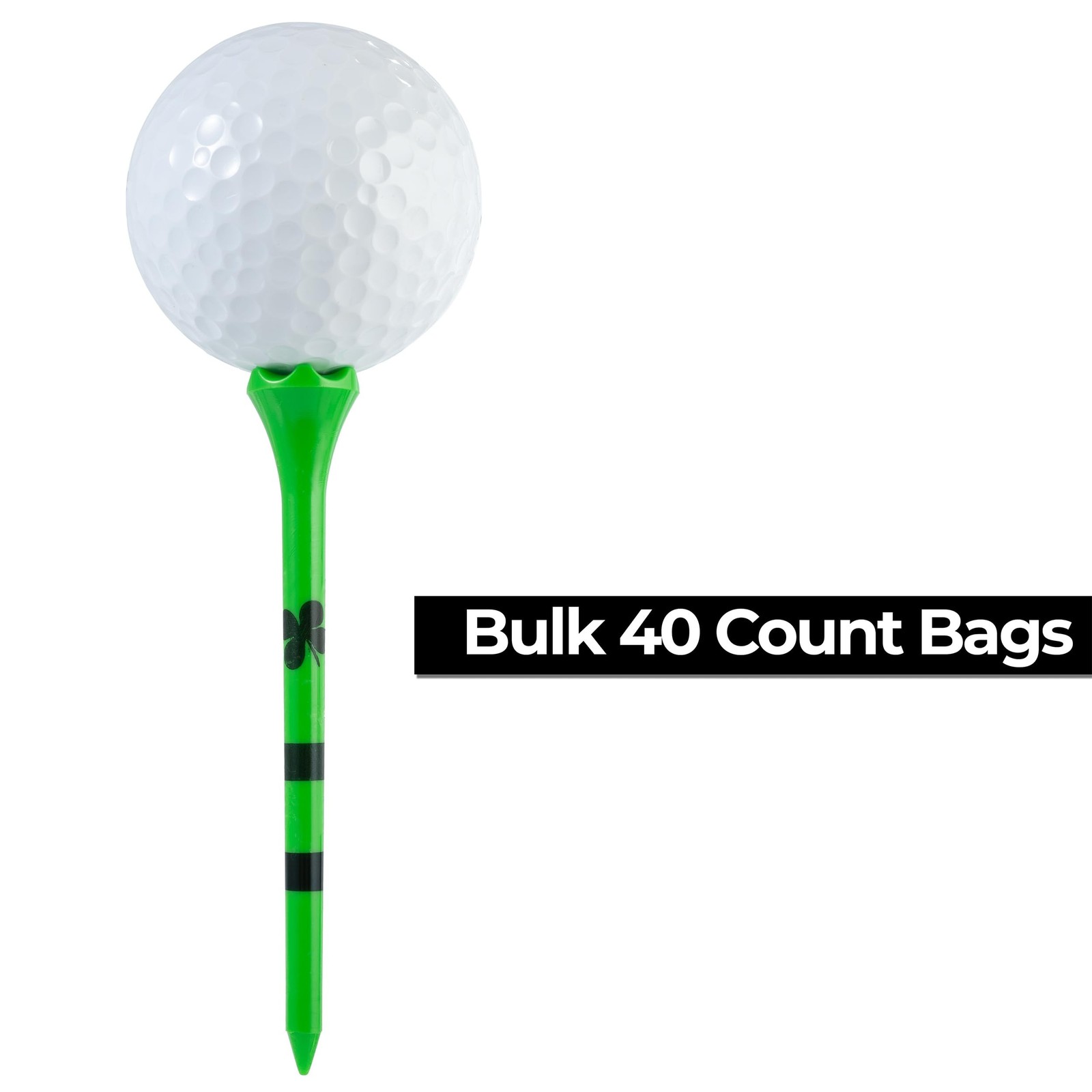 NorthPointe 3 ¼ Neon Plastic Golf Tees – Highly Visible Bright Colors