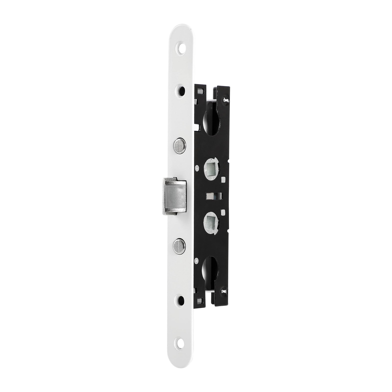 2 Point Bolt Mortise Lock Body Fit Pella Storm Doors, White lock,