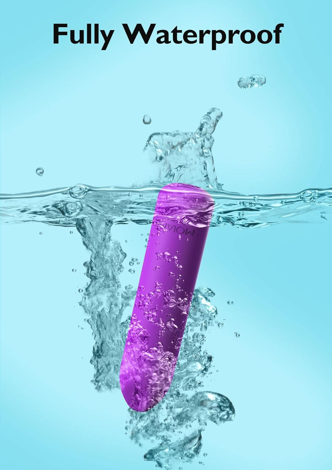 Small Bullet Vibrator for Women: Waterproof Mini Clit Vibrator with 10 Modes, Fu