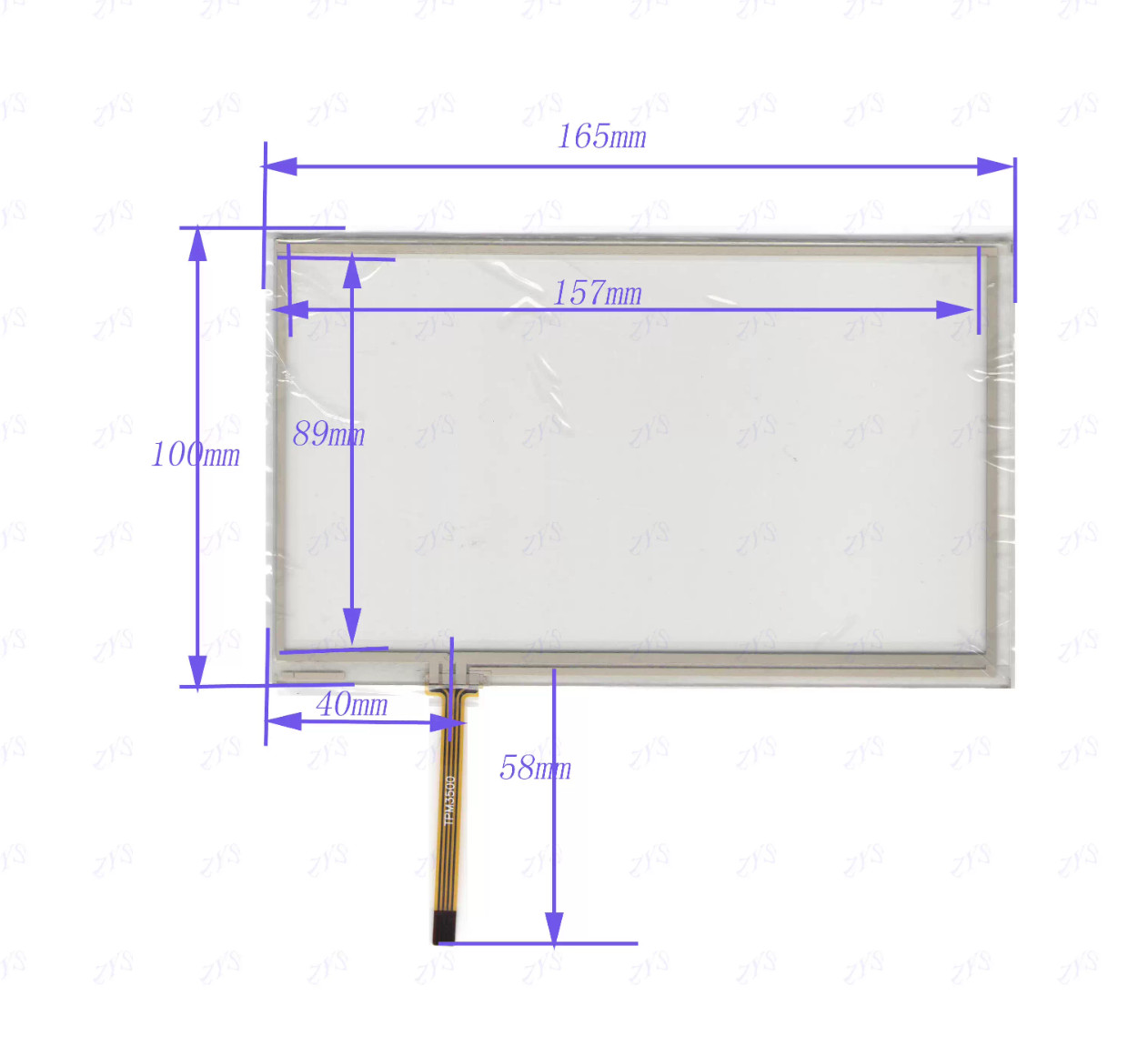 1PC For CDJ2000NXS2 Sensor Display Screen Compatible Touch Screen Digitizer