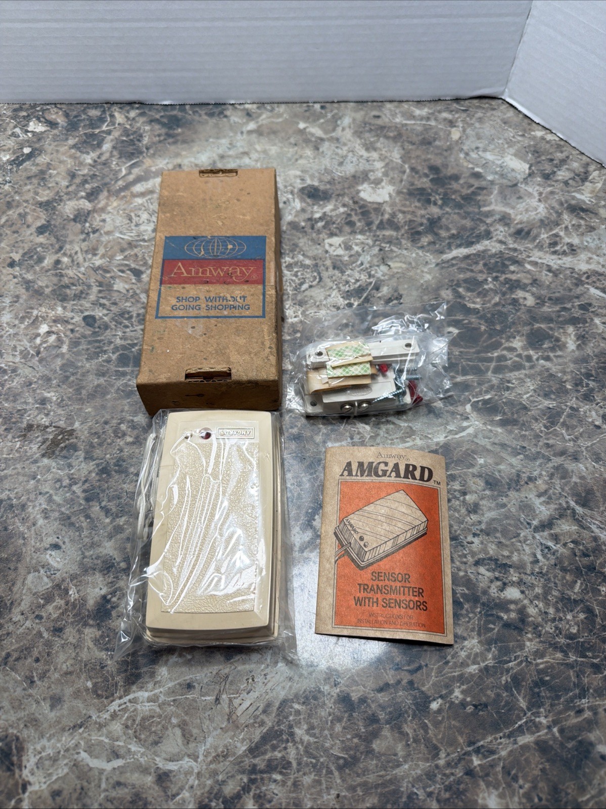Vintage Amway Amgard Sensor Transmitter With Sensor