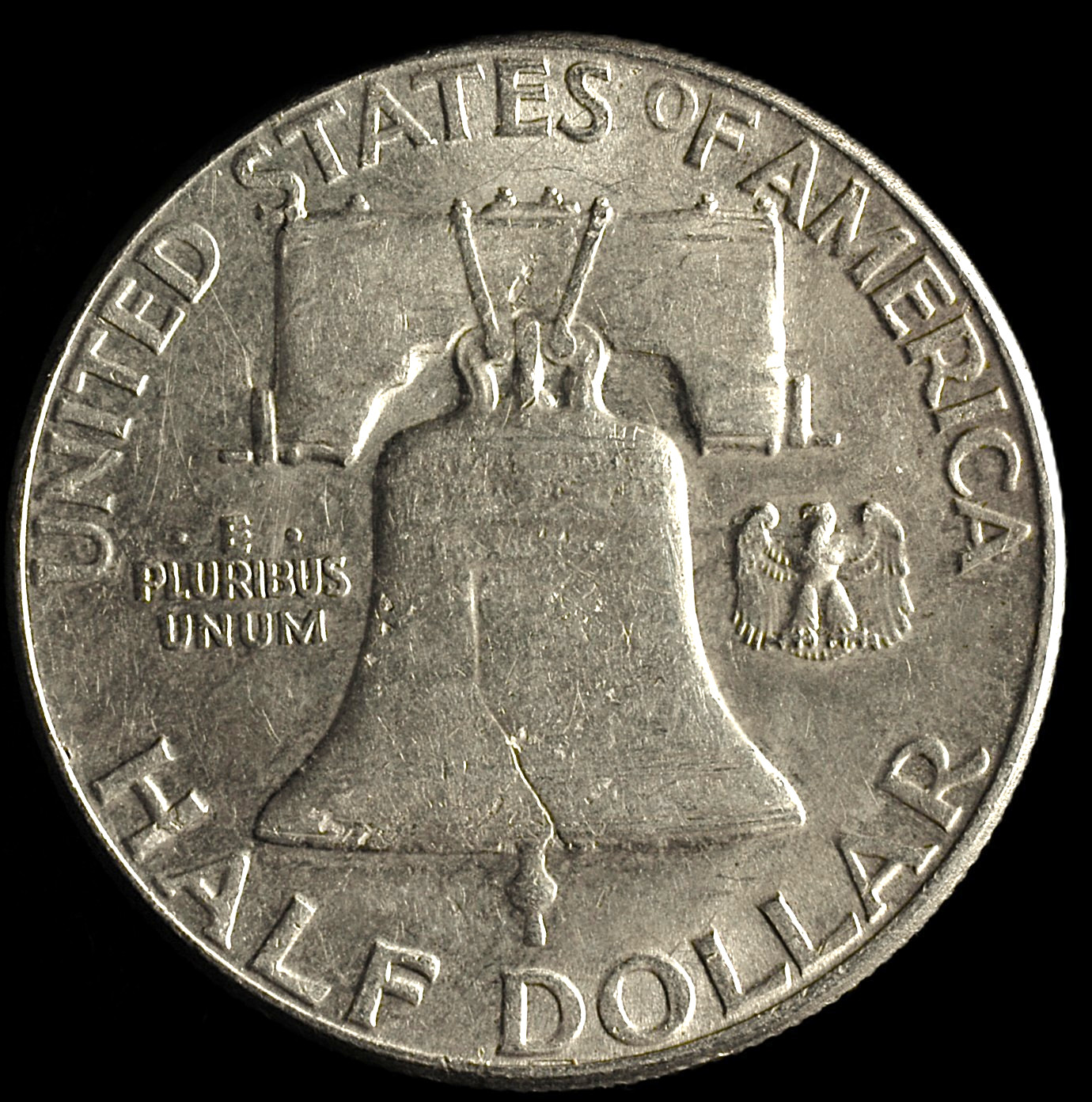 1963-P Franklin Half dollar: 90% silver, ungraded, limited circulation