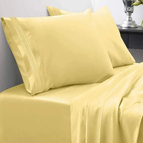 Sweet Home Collection 1800 Series Deep Pocket Microfiber 4 Piece Sheet Set