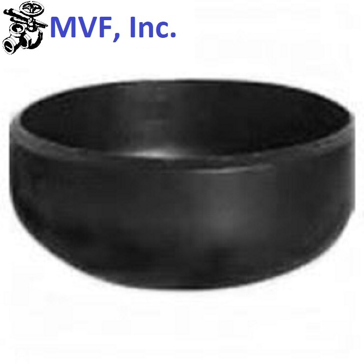 4" Schedule 40 (STD) Butt-Weld Pipe Cap WPB Carbon Steel Weld Fitting B061301