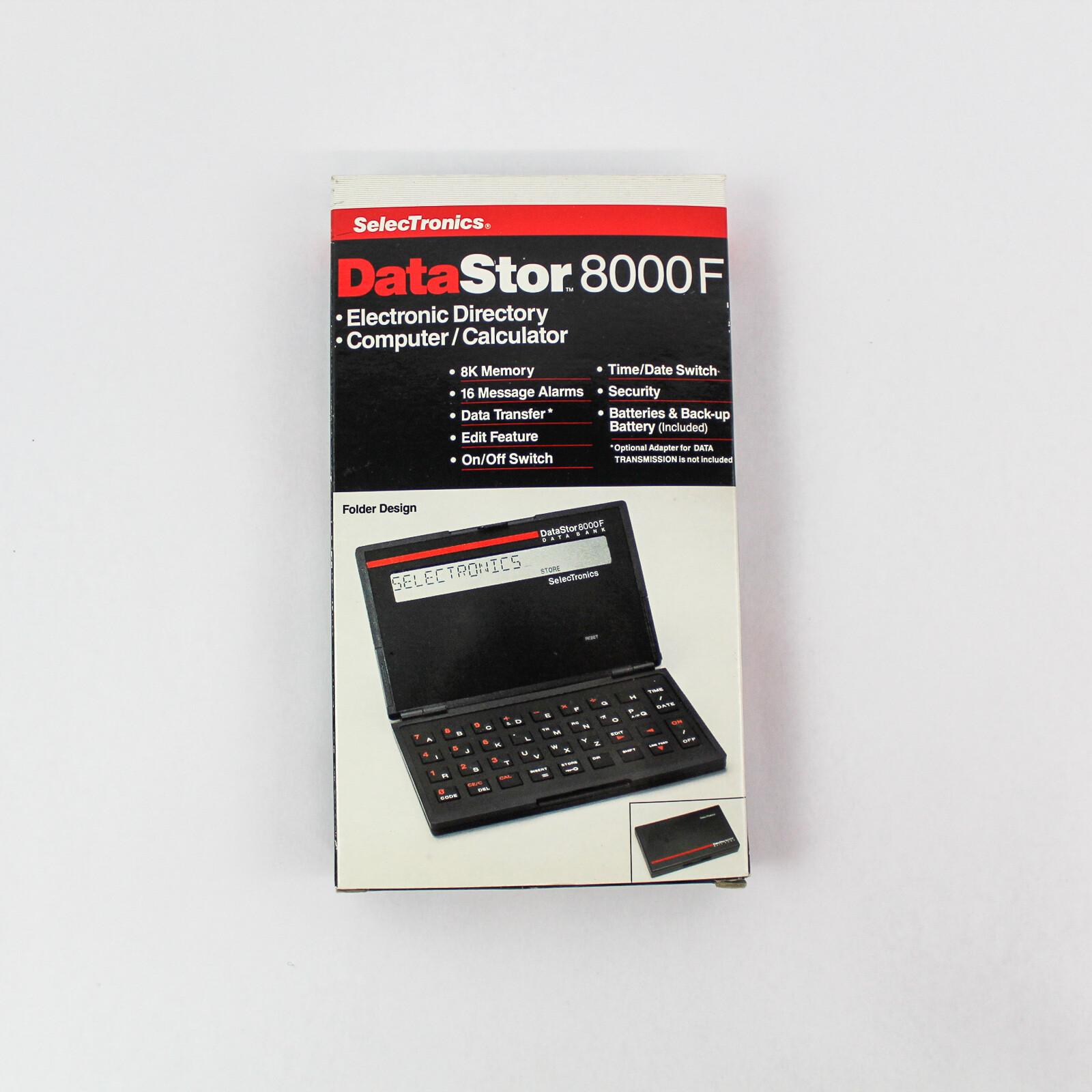 SelecTronics DataStor 8000F Calculator Data Bank 8K Memory Original Box Untested