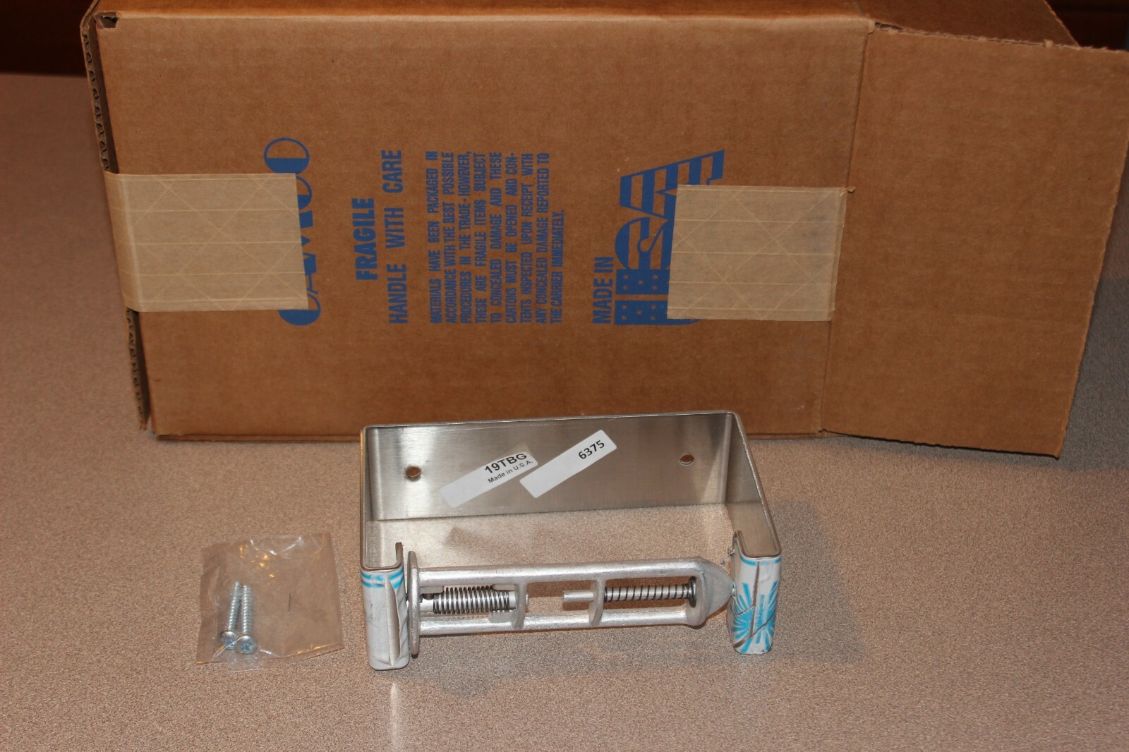 NEW Gamco TTD-1 Toilet Paper Dispenser, Single Roll, Surface Mounted