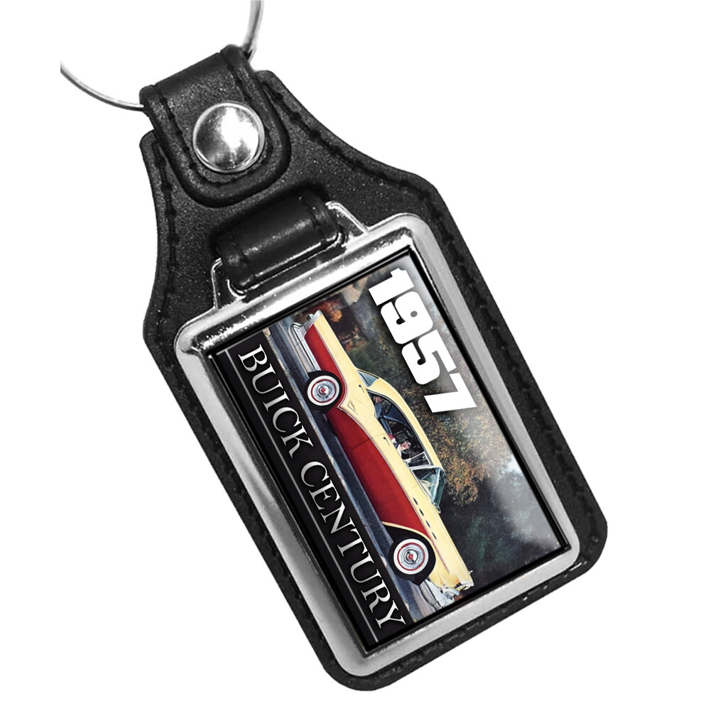 1957 Buick Century Two Tone Coupe Design Key Chain Key FOB Key Ring