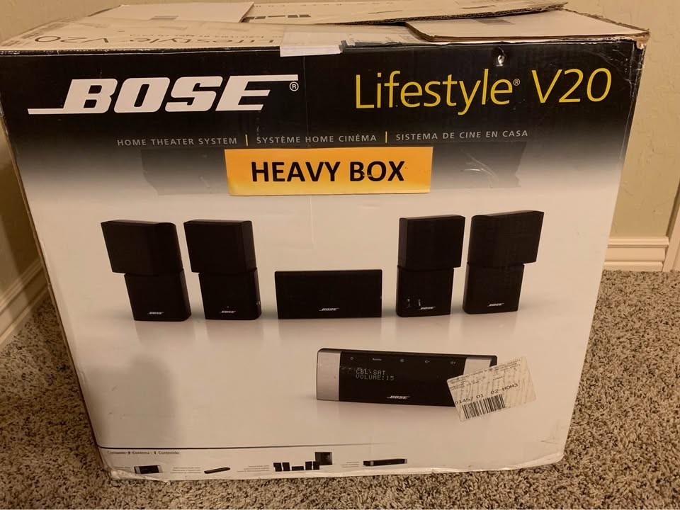Bose Lifestyle V20 5.1 Home Theater System w HDMI Input/Output - Black