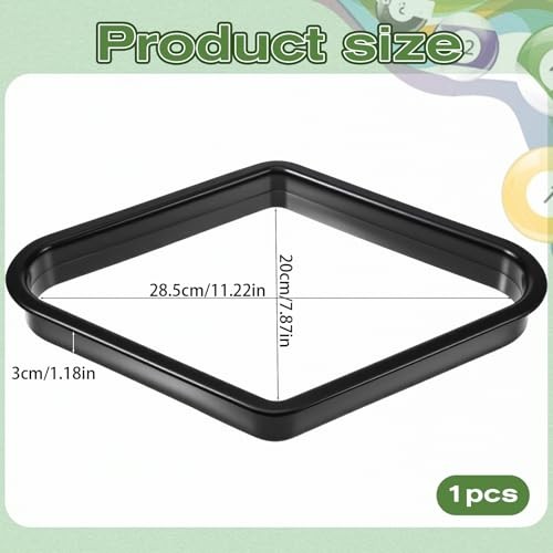 Black Billiards 9 Ball Pool Table Triangle Rack 9-Ball Diamond Pools Ball