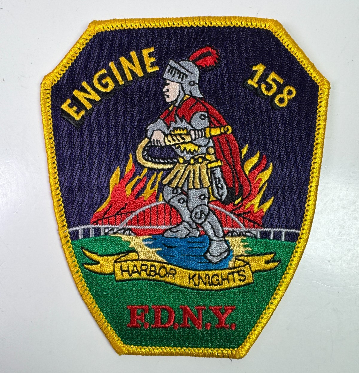 New York Fire Engine 158 Harbor Knights NY Patch (b)