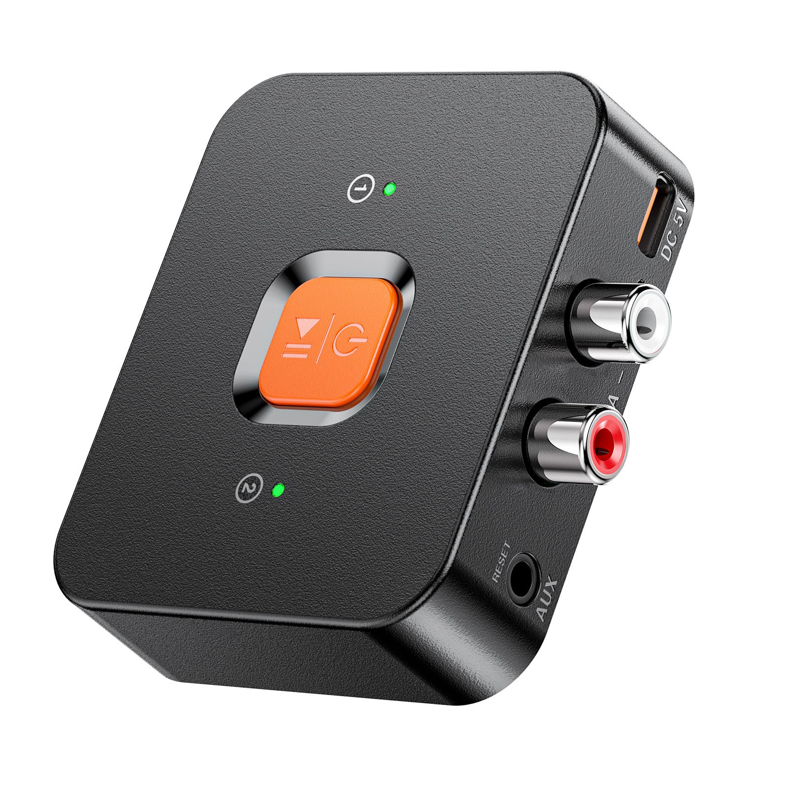 Bluetooth 6.0 Audio Adapter Wireless Receiver for Old Speakers System 3.5mm RCA