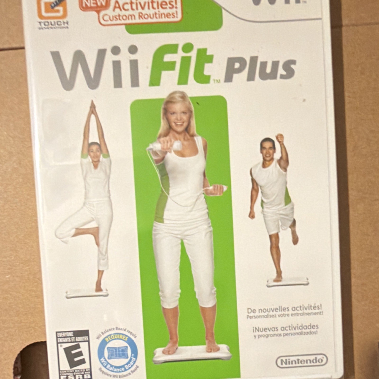 Nintendo Wii Fit Plus Bundle Balance Board, Game & Batteries