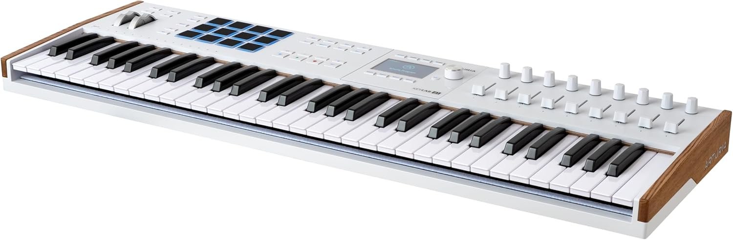 Arturia Keylab Mk3 61-key Midi Controller - White