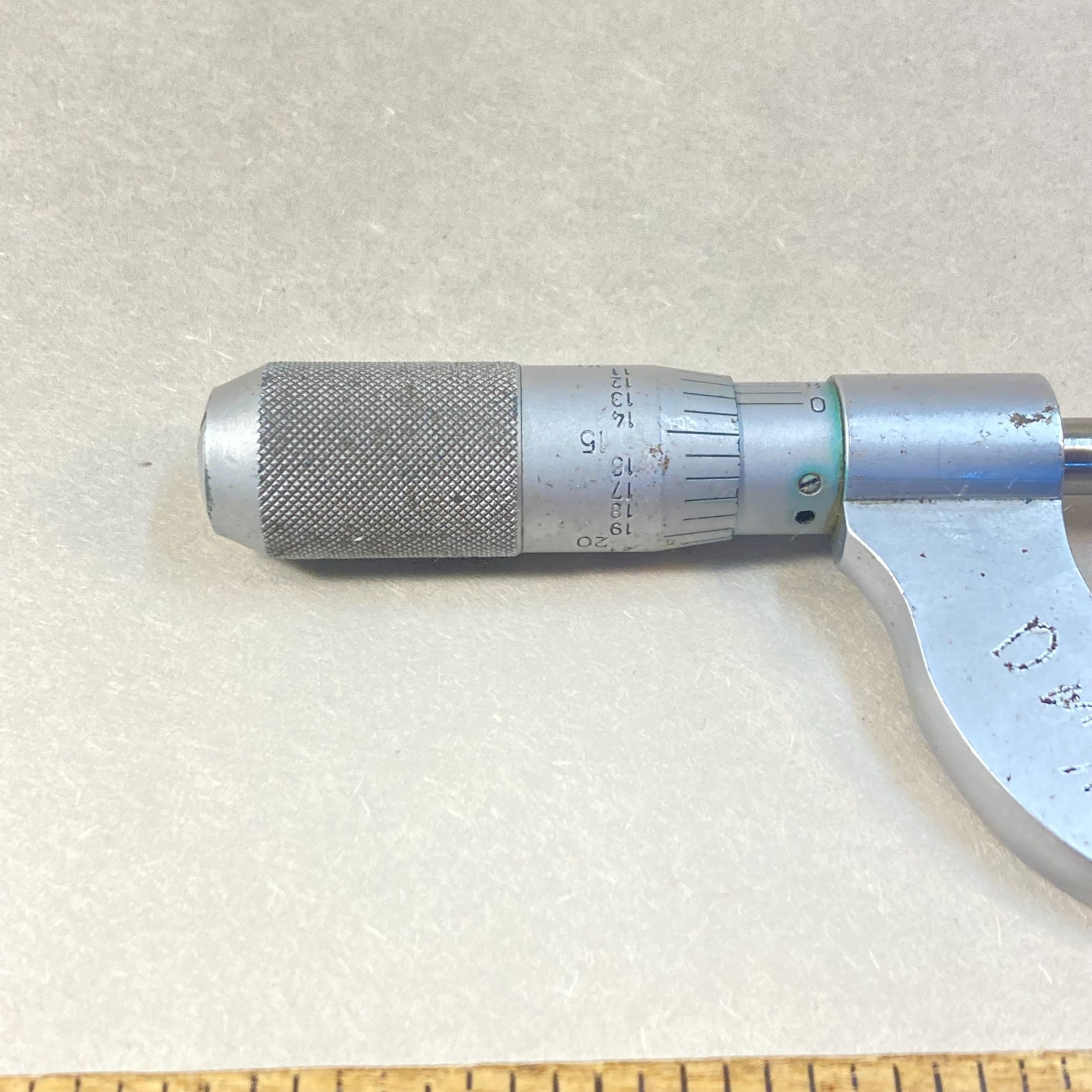 Fowler Helios Outside Micrometer 0-1" .0001" Thimble Lock Germany