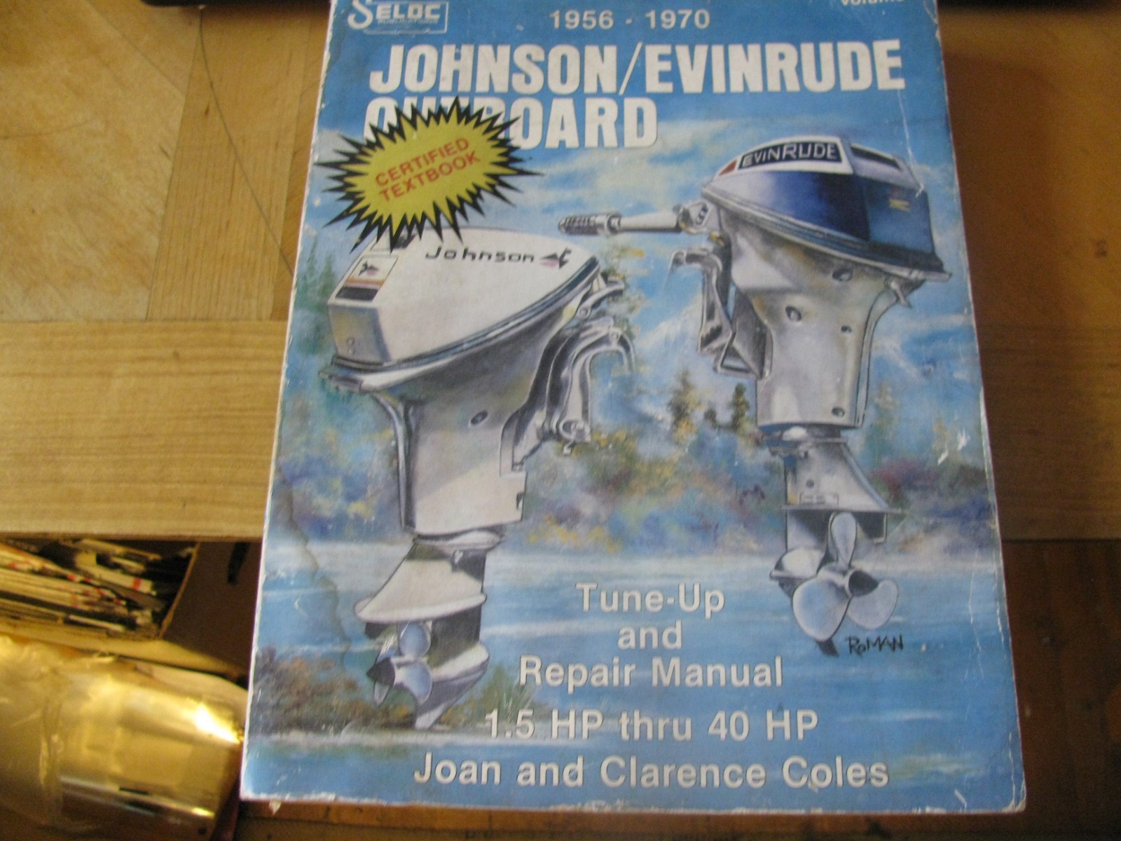 1956 - 1970 JOHNSON EVINRUDE  1.5 TO 40 HP  OUTBOARD MOTOR REPAIR BOOK  200+ PGS