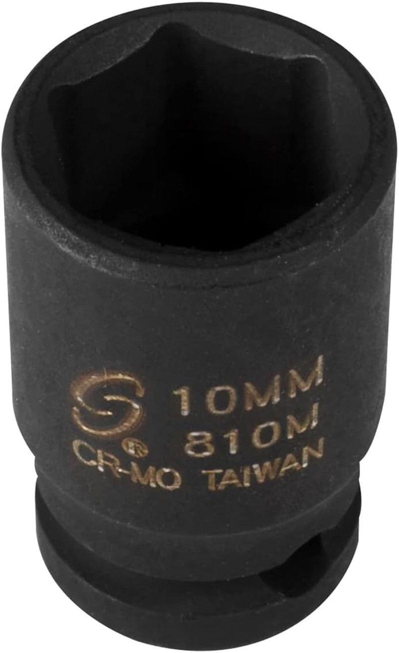 Sunex 810M 1/4-Inch Drive 10-Mm Impact Socket
