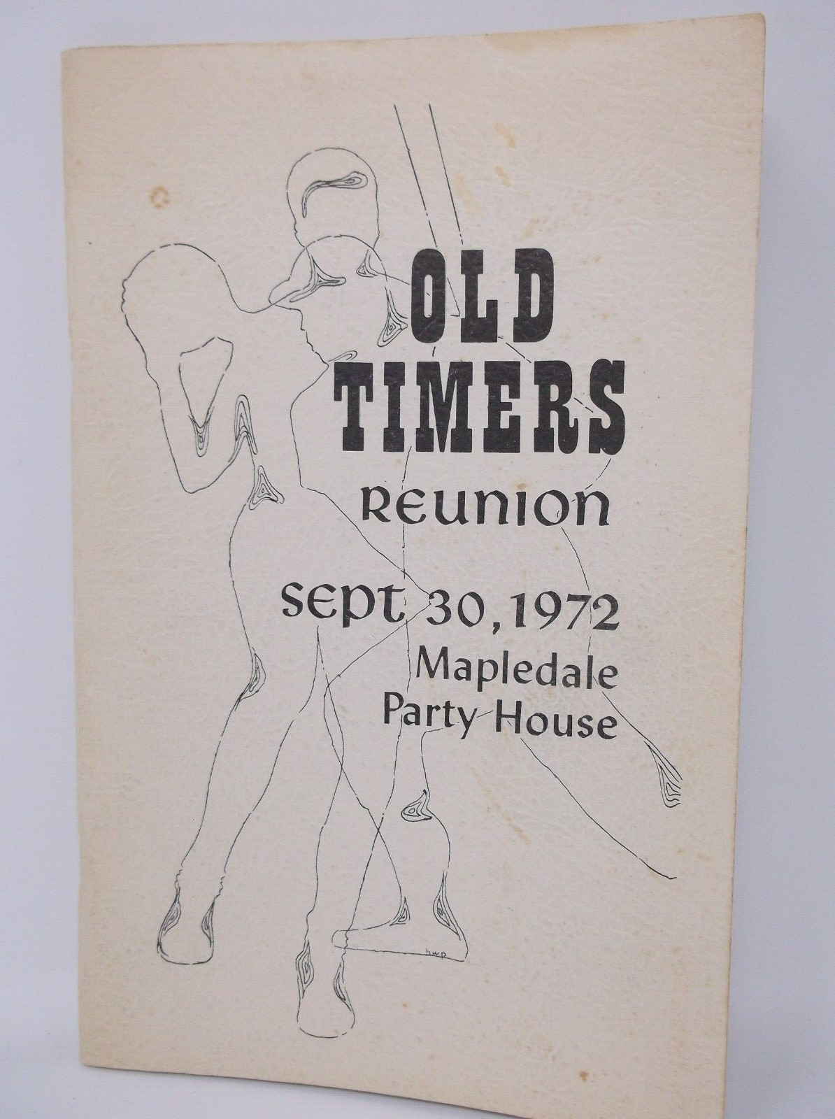 Old Timers Reunion Program - Mapledale Party House (Rochester NY) 9-30-1972