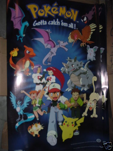 Pokemon Gotta Catch Em All Movie Poster 22"x 34 New 396 Scorpio Team Rocket