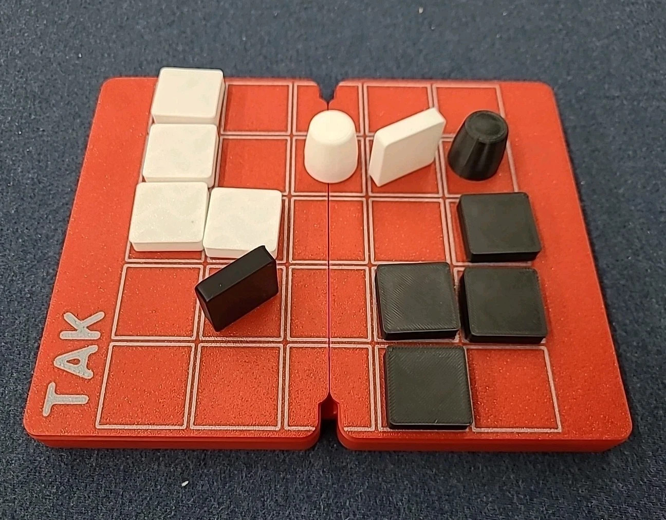 TAK Board Game 5x5 - Classic strategy game - Any color!