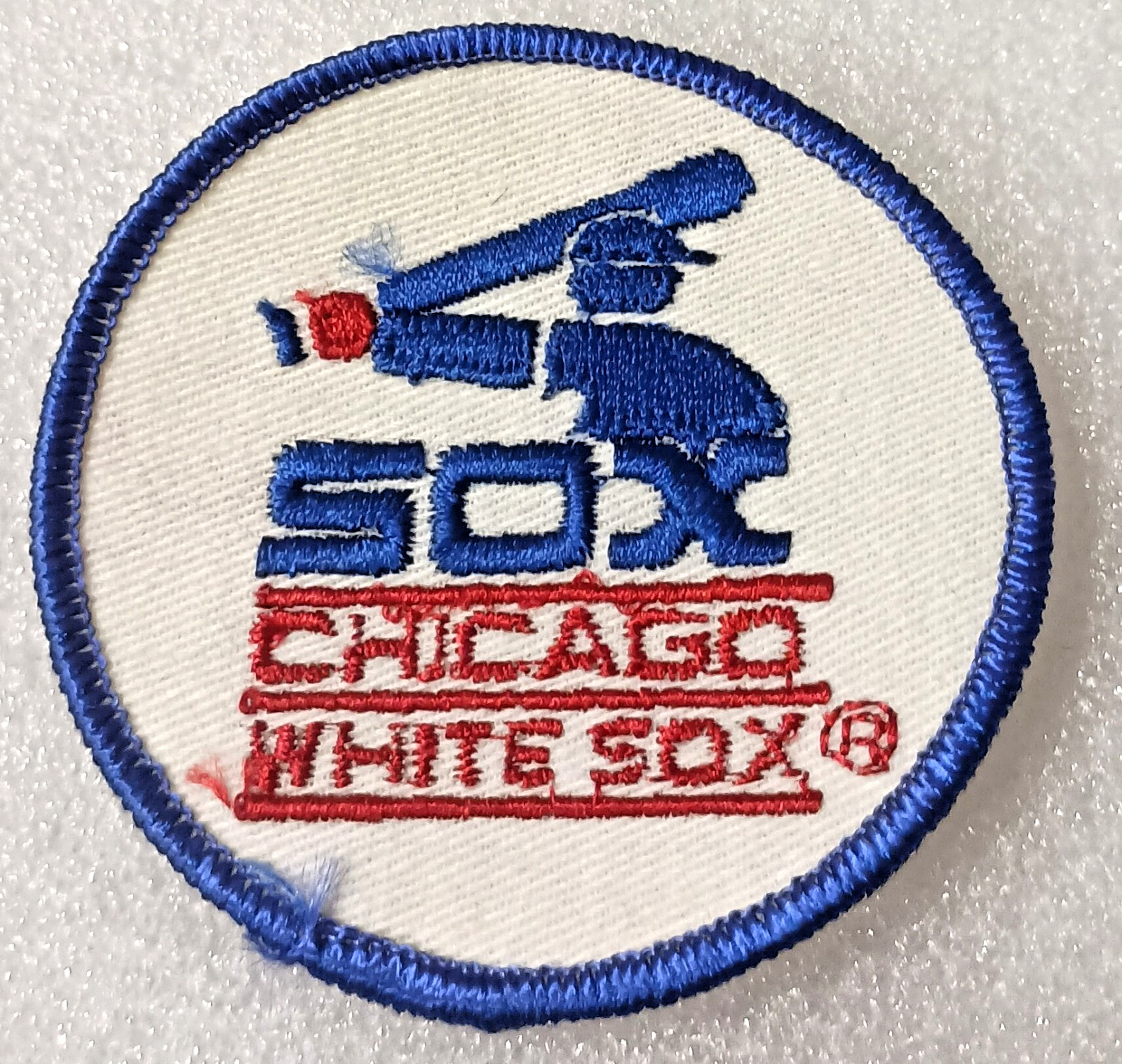 Vtg Chicago White Sox Baseball Team Jacket Hat Patch New NOS 1970s