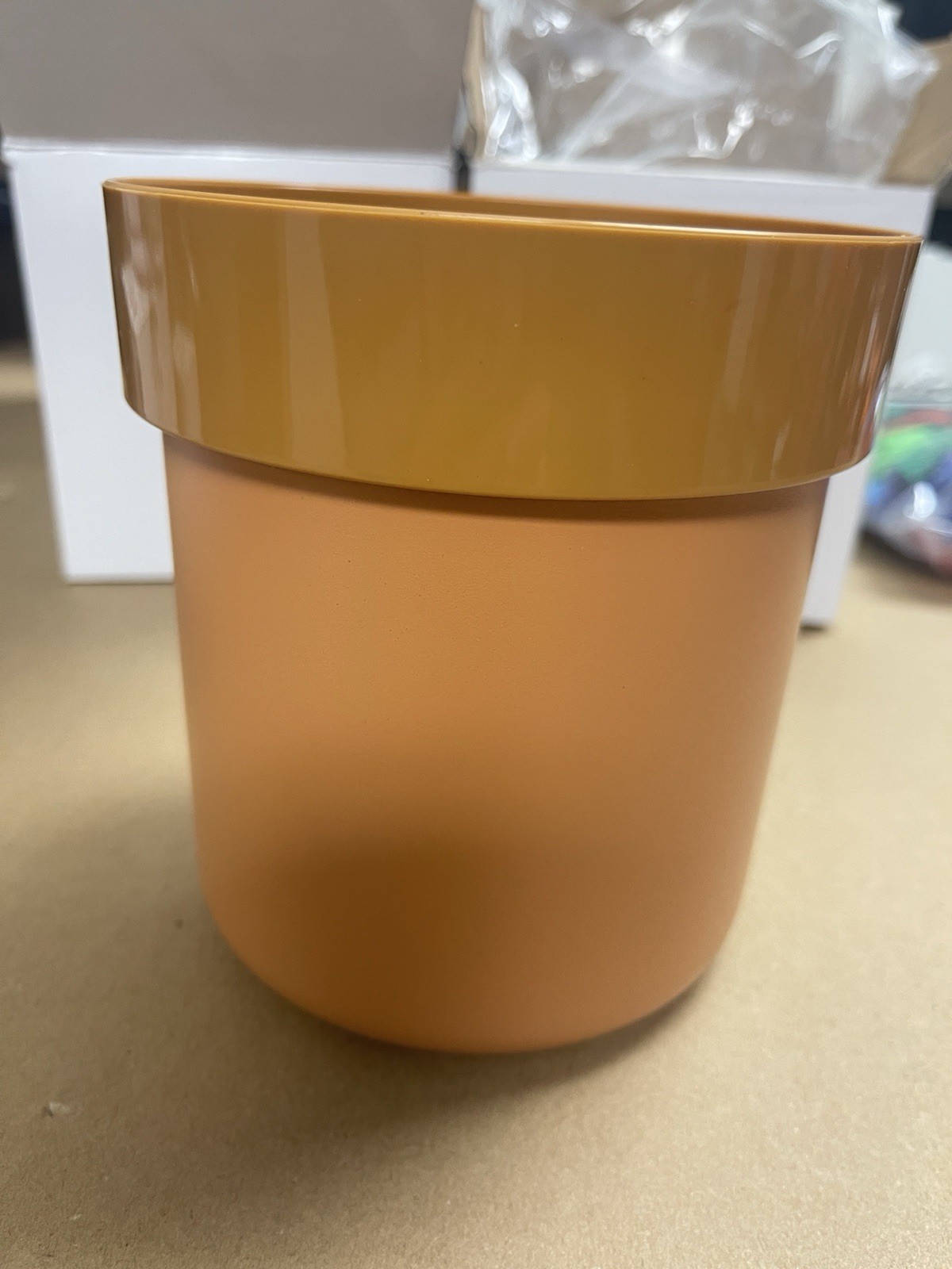 Flower Pot Hidden Safe, Secret Safe Compartment Lock Box-Brown