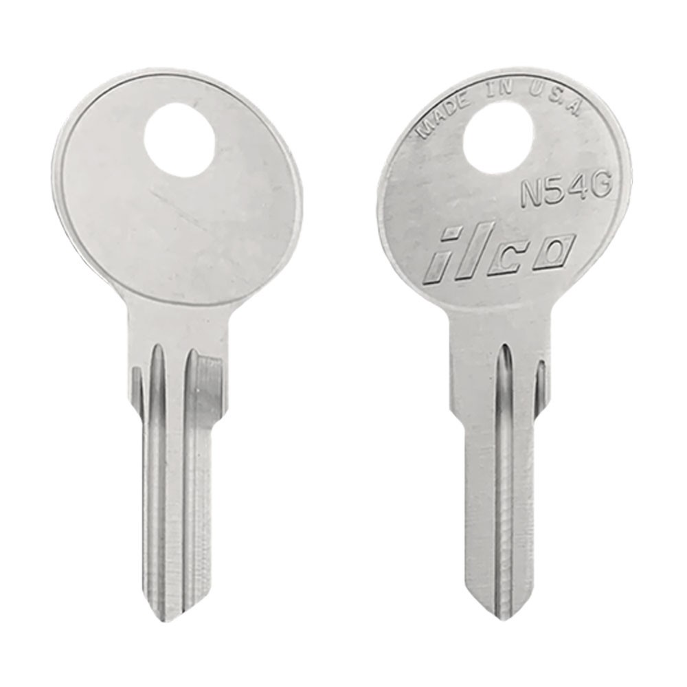 N54G Key Blank Nickel
