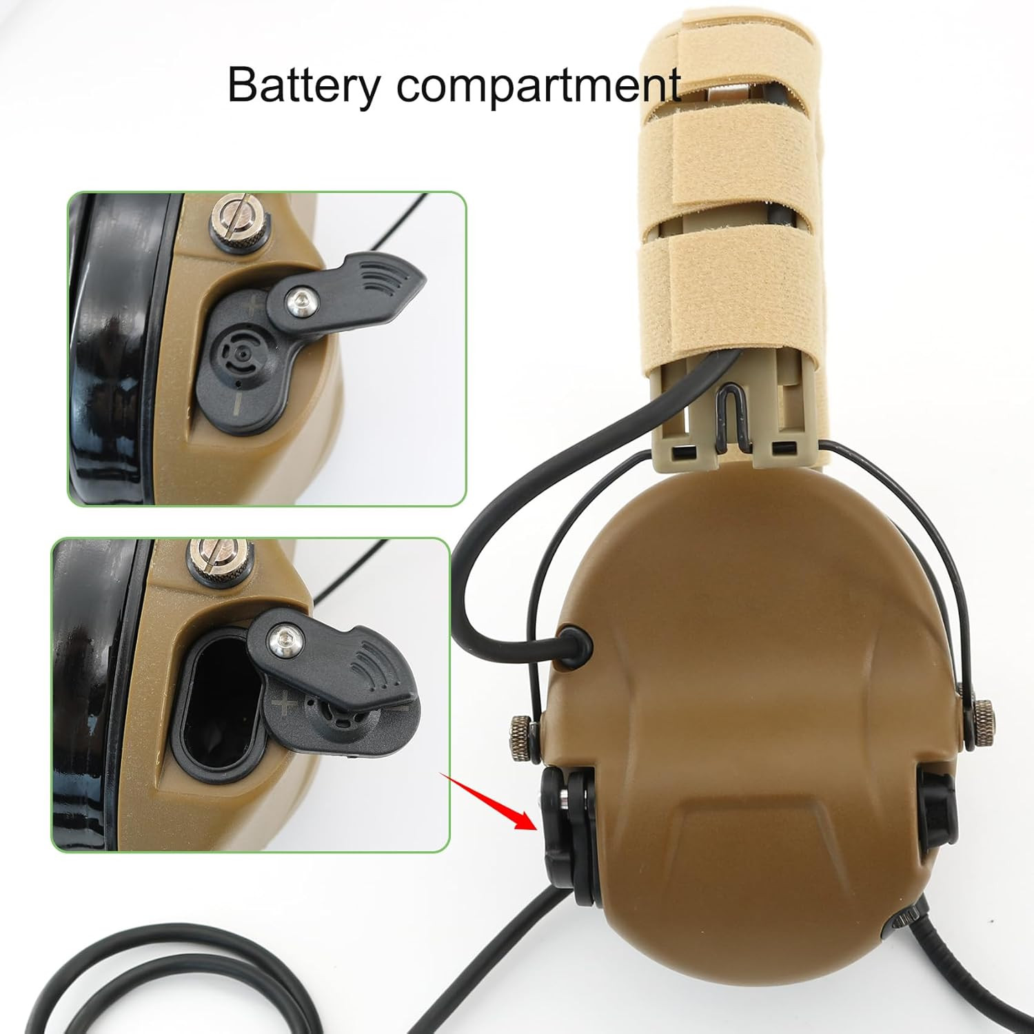 M301 Tactical Headset for Hunting & Shooting - Hearing Protection & Comm