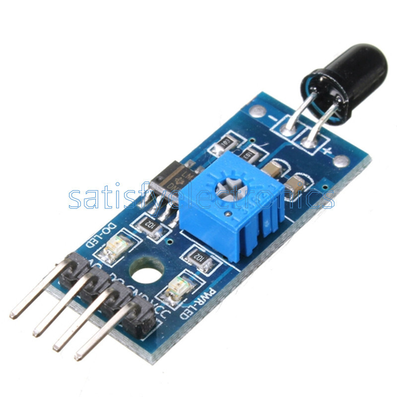 10PCS 4PIN Flame detection Sensor IR Infrared receiver control module NEW
