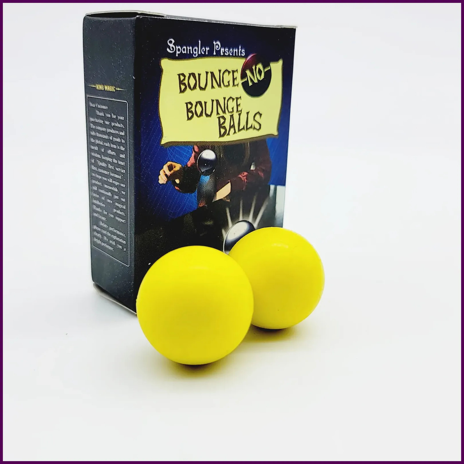 Bounce No Bounce Ball Magic Tricks Mind Control Test Ball Magician Close Up