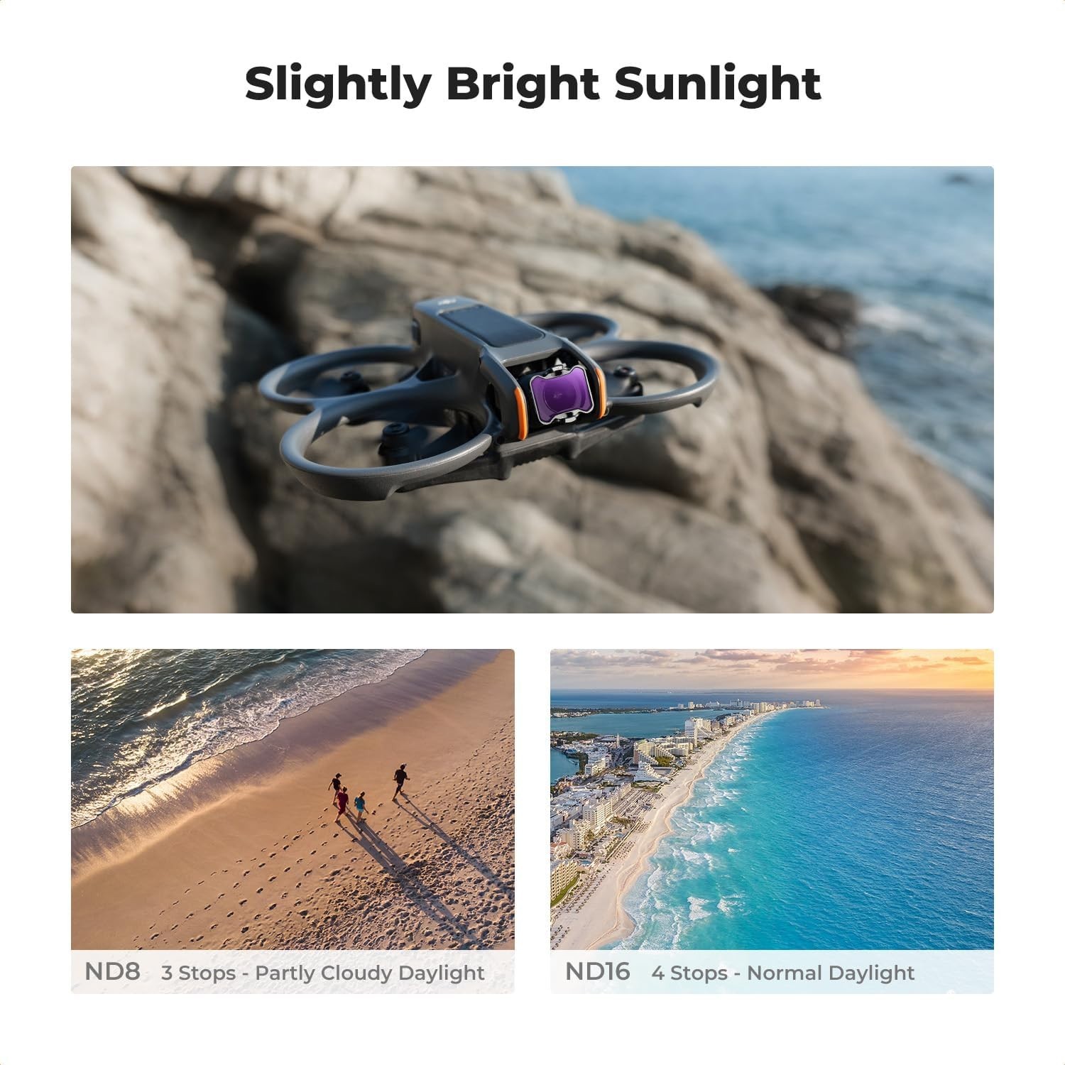 Avata 2 Drone Optical Glass Filters - 3 Pack