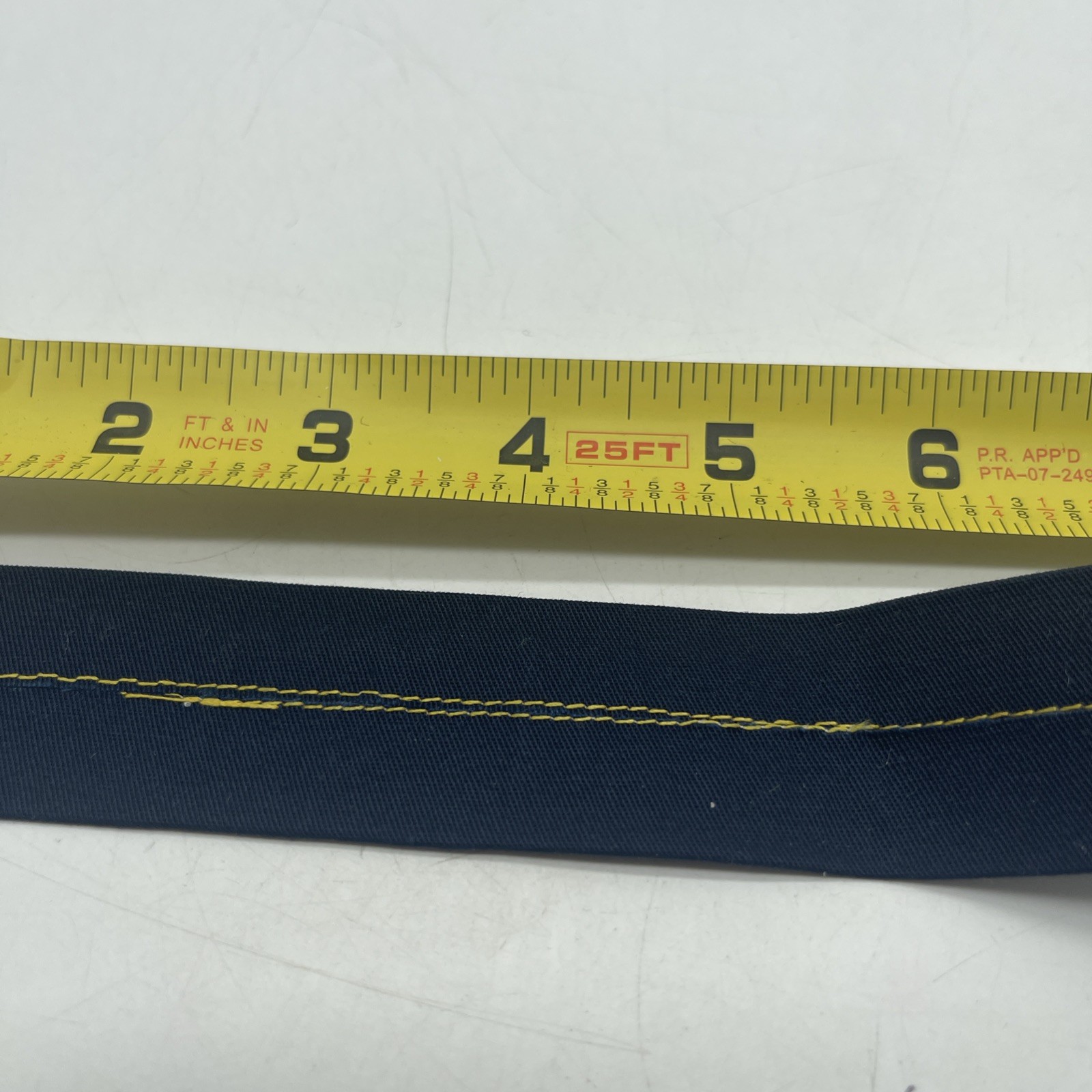 U.S. Military Navy Naval Cuff Patch “U.S. NAVY” Cuff Collar Tab Label Yellow