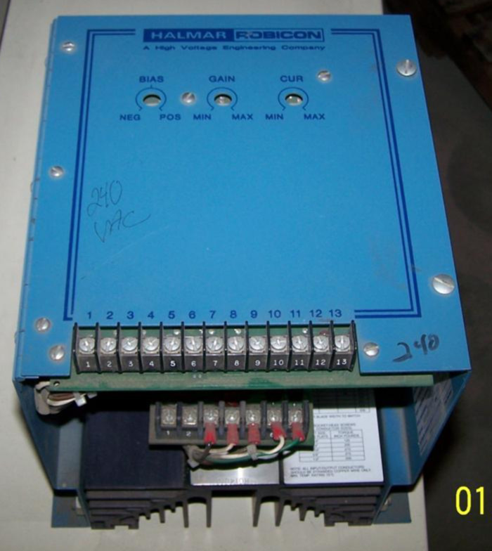 Halmar Robicon Resistance Heating SCR Power Controller 1PCI-2490-CL/0C-D 240V